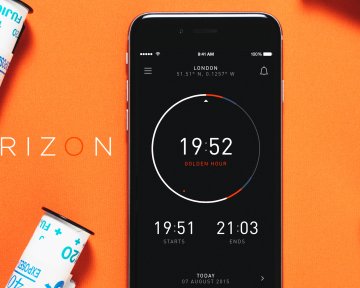Rizon для iOS подскажет лучшее время для фотосъёмки