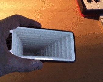 Это приложение превращает экран iPhone X в бездонную яму